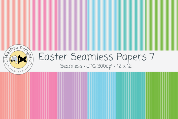 Easter Seamless Geometric Patterns 7