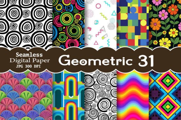 Geometric Seamless Patterns Bundle: A Creative Powerhouse for Designers and Entrepreneurs