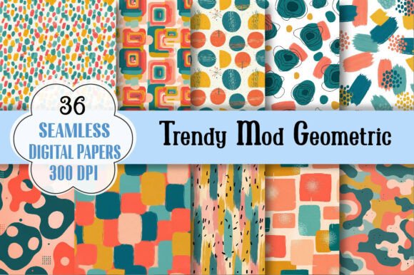 Trendy Mod Geometric Patterns: A Creative Catalyst for Modern Design